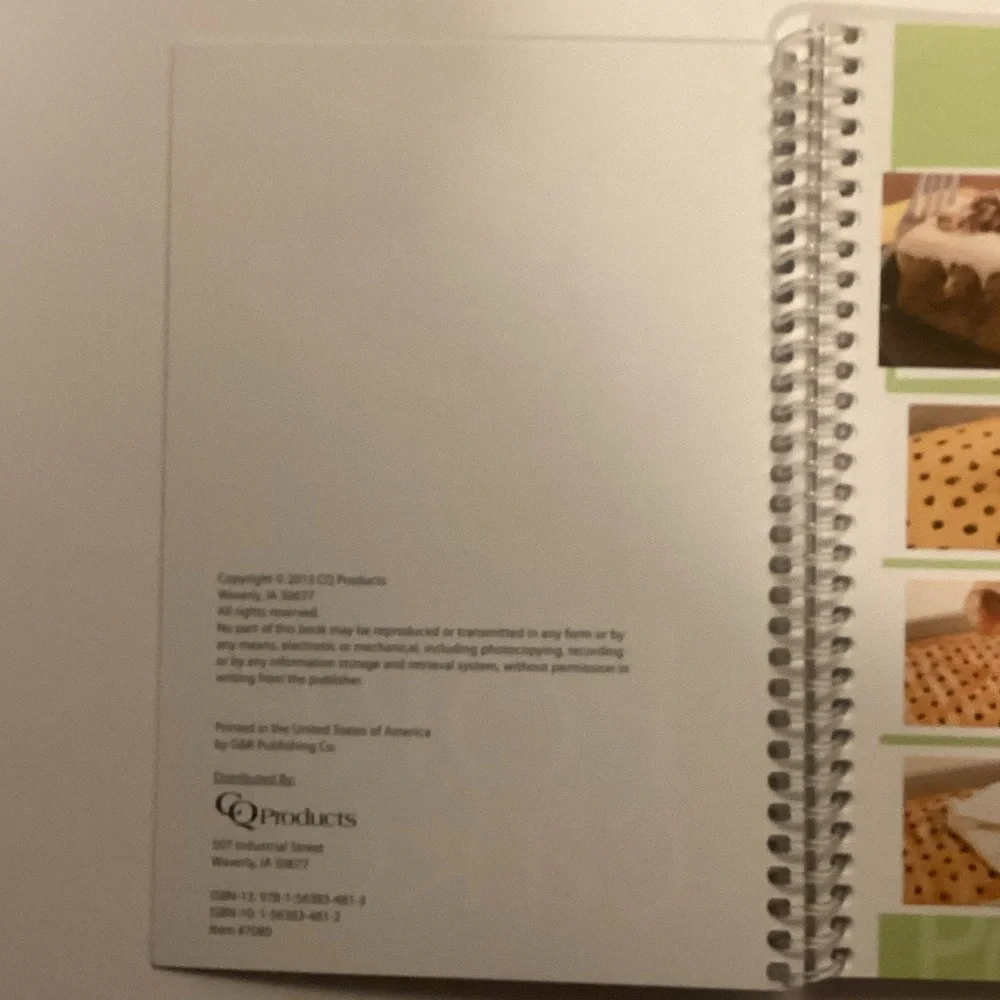 Poke Cakes Cookbook  Blue and White Cover